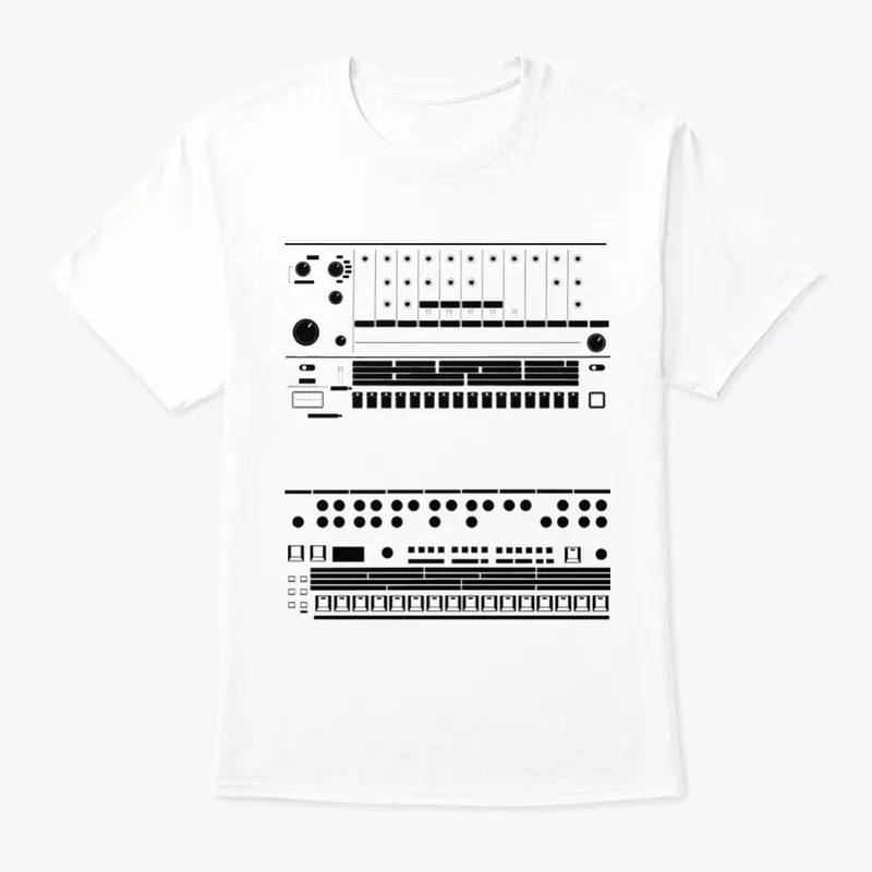 80's Drum Machines- White